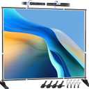 SLOW DOLPHIN Photo Backdrop Banner Stand 10 x 10 Ft Photography Background Stand with Adjustable Telescopic Tube Step and Repeat Frame Stand for Parties Wedding Photo Booth Trade Show,Carrying Bag