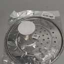 Stainless Steel Steam Holder Steam Rack Round Steaming Plate for Pots Pans Crock Pots with Supporting Feet(Medium diameter 24cm)