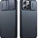 Humixx for Magnetic iPhone 15 Pro Max Case with Camera Cover, [Compatible with MagSafe][14 FT Drop Protection] Slim Protective Shockproof Bumper Hard for iPhone 15 Pro Maxcase 6.7"- Black