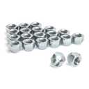 Dynofit 20pcs Boat Trailer Lug Nuts, 1/2"-20 Trailer Open End Lug Nuts for Dexter EZ Lube Trail-er Camper RV 1/2" Studs, Heat Treated Zinc Plated 509 Wheel Nuts for 4&5 Lug Tire Silver