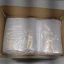 Spartan Industrial - 6 X 9 (1000 Count) 2 Mil Clear Reclosable Zip Plastic Poly Bags with Resealable Lock Seal Zipper