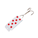 Jake'S Lures Spin Fishing Equipment, 1/4 oz, White with Red Pack of 2 
