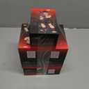 7 x TEKXYZ Reflex Ball with Counter App & Online Community, 2 Difficulty Levels Boxing Ball with Headband, Perfect for Reaction, Agility, Punching Speed, Fight Skill & Hand Eye Coordination Training (Black/Red)