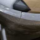 Kante 18.1",20.5",22.4" H Tall Round Concrete Planters Set of 3, Outdoor Indoor Modern Decorative Plant Pots with Drainage Hole & Rubber Plug for Home & Garden Natural Concrete