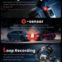 3 Channel Dash Camera for Cars,Triple Lens 4K+1080P+1080P Dash Cam Front Rear Inside,Built-in 5G WiFi & App, Night Vision,24H Parking Mode,Loop Recording,170 Wide Angle,32GB Card Included(Black)