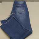 KUNMI Jeans for Women Wide Leg Baggy High Waist Boyfriends Straight Leg Stretchy Denim Pants Trendy Fall 2025 (4, W005-blue)