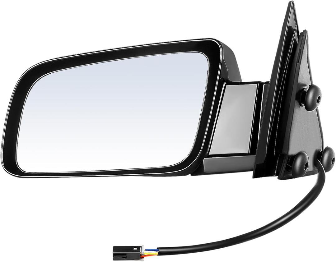 ECCPP Driver Side Mirror Fit for 1992-1994 For Chevy Blazer 1988-1999 For Chevy Pickup Truck 1992-1999 For Chevy Suburban 1995-1999 For Chevy Tahoe Manual Fold Non-Heated Power Adjustment