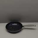 Blue Diamond Frying Pan 8 Skillet, Diamond Infused Healthy Ceramic Nonstick, PFAS and PFOA-Free, Dishwasher and Oven Safe, Even Heating, Metal Utensil Safe, Warp Control Base, Blue (8" Frying Pan Skillet)