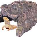 Bearded Dragon Reptile Hideout Cave,Natural Habitat Decor for Bearded Dragon, Leopard Gecko, Lizards Turtles,Terrarium Tank Accessories