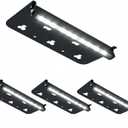 7inch Retaining Wall Lights 3W LED Hardscape Paver Lighting,5000K Daylight White Waterproof Outdoor Step Lights,12V AC/DC Low Voltage Landscape Lighting-4Packs