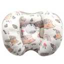 Baby Support Pillow, Head and Neck Support, 2 in 1 Banana Neck Pillow for Baby Newborn, Adjustable Head Pillows for Kids Toddler (Hedgehog)