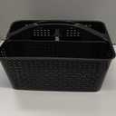 Tiawudi Portable Shower Caddy, Caddy Organizer with Handle, Plastic Shower Basket Hold Soap, Shampoo, Hair Supplies and Beauty Products, Cleaning Supplies Organizer for Home, Dorm, Shelf and Cabinet