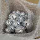 Mtlee 20pcs Disco Balls Decoration Mirror Disco Ball Flies Assorted 2026 New Year Eve Party Decor Hanging Mini Glass Different Size Reflective with Rope Music Prom Props (2.4 Inch, 2 Inch, 1.6 Inch, 1.2 Inch)