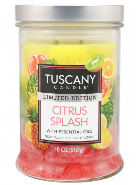 Tuscany Candle "Citrus Splash" Scented Candle