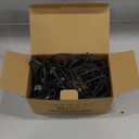 Brightown 29 Feet LED Outdoor String Lights with Shatterproof G40 Edison Bulbs, Connectable and Weatherproof Strand, Commercial Grade Patio Lights for Backyard Garden Patio Decorative, Black (25ft 1PC)