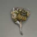 12-inch Small Fake Silk Flowers Fall Bouquet Faux Centerpieces with Roses, Dandelions, Hydrangea, Daisies, Hollyberries - Realistic Artificial Floral Arrangements for Home Kitchen Decor (Brown)