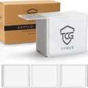 Acrylic Display Case for Booster Box with Magnetic Sliding Lid 5mm + 8mm Clear Protective Showcase (Pack of 3)