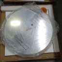 Bathroom Round LED Mirror with Lights 28 Inch LED Vanity Mirror 3-Color Anti-Fog Lighted Bathroom Mirror Wall Mounted Smart Bathroom Mirror with Touch Button Dimmable LED Bathroom Mirror (28"L x 28"W, Luna)