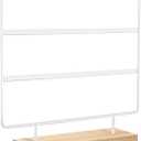 Mocolo Earring Organizer Stand, Earring Display Stand, Earring Holder for Hanging Earrings (White)