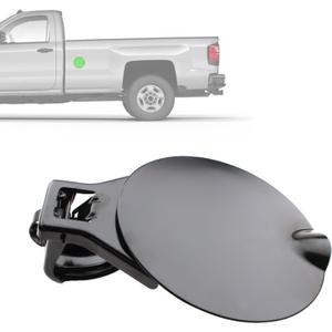 Fuel Tank Filler Door Gas Cap Fuel Tank Cap Cover with Door Hinge Fits for Chevy Silverado 1500 2500HD 3500HD and for GMC Sierra 1500 2500 HD 3500 HD 2007-2014 25871805
