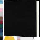 Zesthouse Large 18In Photo Album Self Adhesive 60 Pages, Scrapbook Albums with Sticky Page Holds 10x12 & 8x10 & 5X7 & 4x6 Pictures, DIY Photo Book Ideal Gift for Family Wedding Baby (Black)