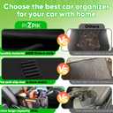 Plzpik Large Car Seat Organizer with Removable Cooler Bag for the Front or Back Seat for Kids and Adults.Versatile for Use in Multiple Scenarios.