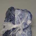 OLANLY Luxury Toilet Rugs U-Shaped 24x20, Extra Soft and Absorbent Microfiber Bathroom Rugs, Non-Slip Plush Shaggy Bath Mat, Machine Wash Dry, Contour Bathroom Mats for Toilet Base, Navy