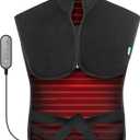 Comfier Heating Pad for Back Pain Relief with Heating Level, Electric Full Body Heating Pad, Calming Heated Back Wrap with 10 Timing Settings, Gift (17.1 x 3 x 7.9 in)