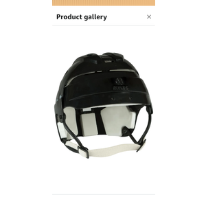 MyLec Pro Helmet with Chin Strap, Lightweight & Durable, High-Impact Plastic, Roller Hockey with Ventilation & Adjustable Elastic Straps, Secure Fit, 1/2" Foam Padding (Black)