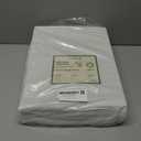 LANE LINEN 100% Organic Cotton King Size Sheets Set, Soft & Comfy All Season Breathable Sheets King Size, Percale Weave Fully Elasticized Eco Friendly Naturally Cooling King White Bed Sheets