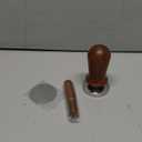 LXVPKH Espresso Tamper, Professional Spring Loaded Espresso Accessories with WDT Tool Espresso & Puck Screen, Compatible with 53mm/54mm Breville Portafilter, Coffee Tamper for Home & Commercial Use