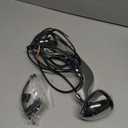 Rear Bullet LED Turn Signals Light Bar Integrated Turn Signals Motorcycle Brake Tail Lights for Harley Touring Road King Road Glide Special Electra Glide Heritage Softail, Chrome