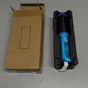 CALISTA GoGo Mini Heated Round Brush | Curl, Touch-Up, De-Frizz, Smooth, and Style Hair with Mini 7 Styling Tool | Heats to 365F | Perfect Travel Tool | Dual Voltage (Berry Burst)