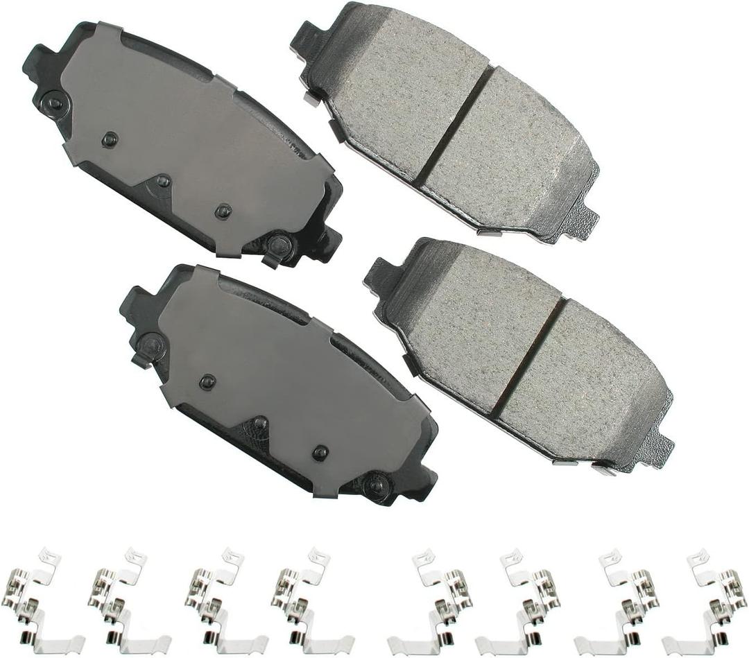 Akebono ACT1596 Proact Ultra Premium Ceramic Disc Brake Pad kit