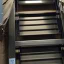Step Ladder 4-Step Champagne Gold Finish Aluminum Folding Step Ladders,Anti-Slip Max 330 lbs