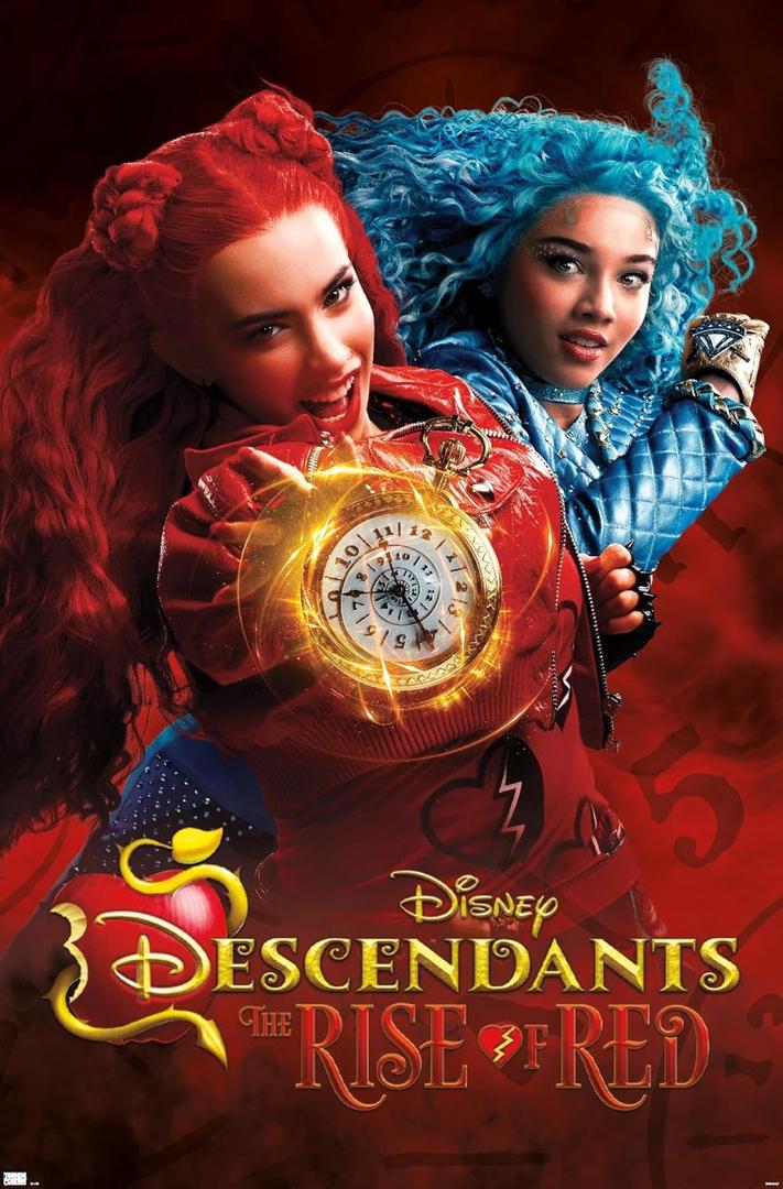 Disney Descendants: The Rise of Red - Time Wall Poster, 34L" x 22.4W", Unframed Version