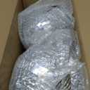 Suwimut 2 Pack Mirror Disco Ball, 8 Inch Cool and Fun Large Silver Hanging Disco Ball with Hanging Ring, Reflects Light, Party Favor, Christmas New Year Wedding Decor Festival Stage Prop