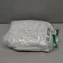 BTTN Farmhouse Shower Curtain - Rustic Heavy Duty Fabric Linen Shower Curtain Set with Ruffle Hem, Machine Washable, Vintage Shabby Chic Cloth Shower Curtains for Bathroom - White - 72x72