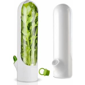 Herb Saver for Refrigerator, Fresh Herb Keeper, Herb Saver Pod Containers, Herb Fresh Keeper for Refrigerator,Herb Storage for Cilantro,Parsley, Asparagus,Keeps Vegetables Fresh for 2-3 Week (1PCS)