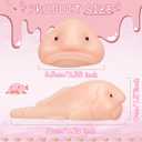 Lewtemi 3 Pcs Blobfish Toys Stress Relief Toys Blobfish Squeeze Sensory Toy Animal Stress Balls Fidget Toy Valentine's Day Gifts for Kids Teens Adults Birthday Party Favor Goodie Bag Filler