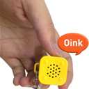 Oink Pig Keychain -USB-C Rechargeable Keyboard Fidget Fidget Toy with Colorful Lights, Stress Relief & Anxiety Buster for Adults (Oink Pig)