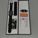 MorePro Health Fitness Tracker with Blood oxygen Monitor and 24/7 Heart Rate and Blood Pressure, Sleep Monitor, 120+ Sport Modes Waterproof Fitness Watch for Women Men Android iOS, Black