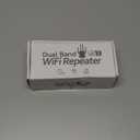 12880 Sq.Ft Range WiFi Extender Signal Booster Dual Band 5GHz/2.4GHz, 105-Device Compatibility, Simple Installation, WiFi Extender