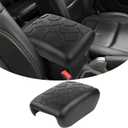 Center Console Armrest Cover Fit for 2018-2024 Jeep Wrangler JL JLU & Jeep Gladiator JT, Armrest Storage Soft Mat Pet Antiscrach Mat Cover