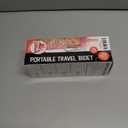 Lisha Portable Travel Bidet, Peri Bottle, Rolls-Up Compactly for Discreet Carry, Silicone Bidet Bottle with Leakproof Lid, Dust Bag and Clip (16.9 oz Capacity) (Spring)