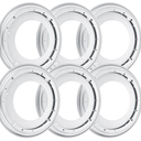 RHBLME 6 Pack 9 Inch Lazy Susan Hardware, 5/16" Thick Turntable Bearings, 1000Lbs Rotating Bearing Plate Heavy Duty Lazy Susan for Rotating Table, Corner Shelves, Book Case, Serving Tray