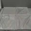 Across-Star Expandable Cabinet Shelf Organizer Rack, Stackable Kitchen Counter Storage Shelves Stand, Adjustable Height Pantry Shelf Spice Rack (White, 2 Pack) 8.7"D x 25.6"W x 19.7"H