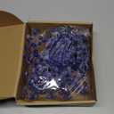 Geosar 30 Pieces Artificial Christmas Berry Picks with Snowflake Glitter Artificial Holly Berry Stems for Christmas Tree Ornaments Vases DIY Crafts Home Wedding Party Holiday Decor(Blue)