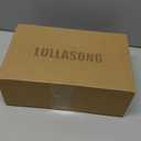 LULLASONG Women's Heels Strappy Ankle Strap High Heels 3.5 Inch Heeled Square Open Toe Sandals for Women, Size 7