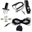 ESD Mat Workstation Ground Kit - 15' Common Point with Banana Plug, Universal Snap Kit, Banana Plug Adapter, 6' Coil Cord with Alligator Clip, Black Fabric Wrist Band 4mm